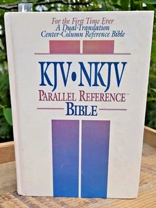 Nelson's KJV/NKJV Parallel Bible with Center-Column References HC Made in USA! - Imagen 1 de 15