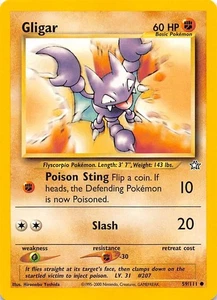 Gligar 059/111 Neo Genesis Pokemon 000569 - Picture 1 of 2