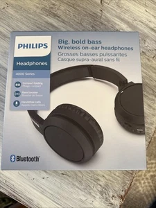 Philips TAH4205BLK, Wireless on-ear headphone-BIG Bold Bass-Factory Sealed-NEW - Picture 1 of 2