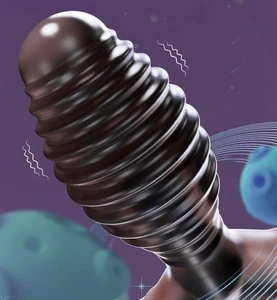 Vibrador Anal Butt Tornillo Plug Esclavo Puta Esposa Estimulación Próstata Desgaste Juguete - Imagen 1 de 8