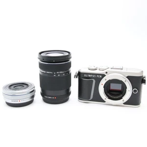 Olympus PEN E-PL9 Black + 14-42mm EZ + 40-150mm Lens Kit #210 - Picture 1 of 12