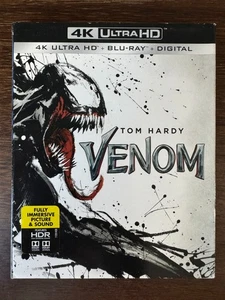 VENOM (4K UHD + BLU-RAY) 2018!! RARE!! TOM HARDY + MICHELLE WILLIAMS / MARVEL - Picture 1 of 4