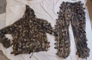 3D Leaf Mossy Oak Brush Camouflage Jacket & Pants L/XL - Picture 1 of 13