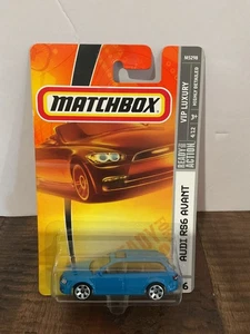 Matchbox VIP Luxury Mattel Blue Audi RS6 Avant Toy Car #36 NIP Diecast - Picture 1 of 4