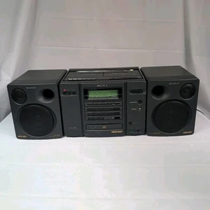 Sony CFD-758 Stereo Boombox-Cassette Corder/CD Player-Hi Speed Dub-VTG 90s-READ - Picture 1 of 24
