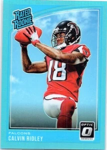 Calvin Ridley 2018 Panini Optic Rated Rookie Aqua Prizm #’d/299 Titans X225 - Picture 1 of 2