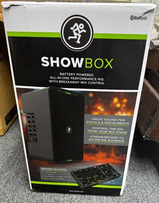 Plataforma de rendimiento en vivo Mackie ShowBox todo en uno alimentada por batería 400 W Foto 1 de 3