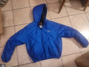 Stearns Dry Wear Jacket Short Men's Blue Full Zip Hooded Insulated Adult Size M - Picture 1 of 5