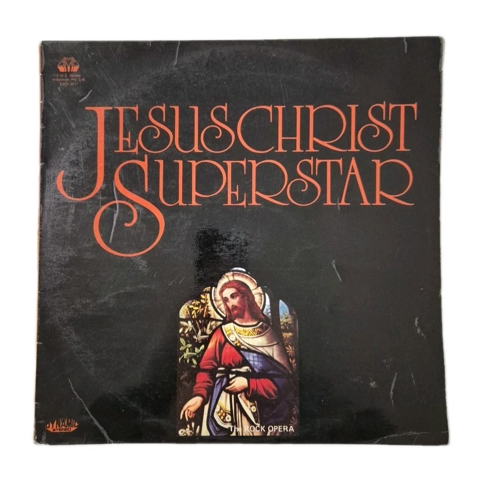JESUS CHRIST SUPERSTAR 'The Rock Opera' 12" Vinyl LP Record AUST. PRESSING, EMS - Image 1 of 4