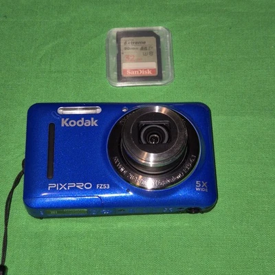 Kodak PixPro FZ53 16.1MP Digital Camera Blue  - Image 1 of 4