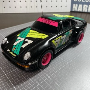 RARE Vintage TAIYO Japan Porsche 959 RC Car #77 – Japan Made – No Remote – 1980s - Picture 1 of 10