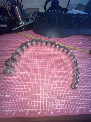 Wilde EE. UU. 23 piezas 10 - 32 mm métrico 1/2 unidad 12 puntos juego de enchufes Easco KD raro Foto 1 de 4