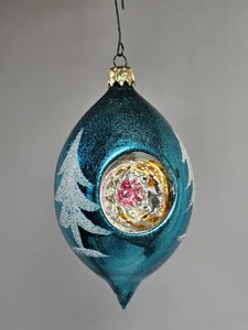 Vintage Mr Christmas großer Glas dreifacher Einzug Glimmer West Germany Ornament  - Bild 1 von 7