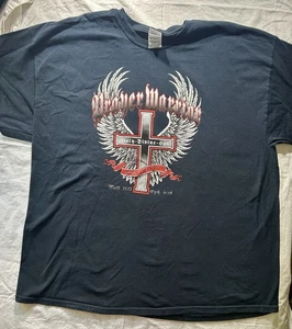 T-shirt nera unisex Prayer Warrior taglia 3XL senza etichette religione cristiana - Foto 1 di 6