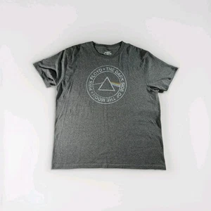 Official Merch Pink Floyd The Dark Side Of The Moon Gray Graphic T-Shirt Size XL - Picture 1 of 9