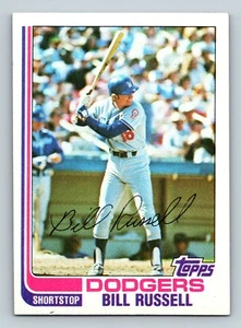1982 Topps #279 - Bill Russell - Los Angeles Dodgers - Shortstop - Picture 1 of 2