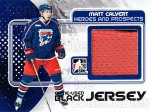 2010-11 ITG Heroes and Prospects Jersey Black #61 Matt Calvert - Picture 1 of 1