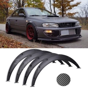 For Subaru Impreza GC8 4.5" Carbon Fiber Fender Flares Wheel Arches Body Kit AU - Picture 1 of 12