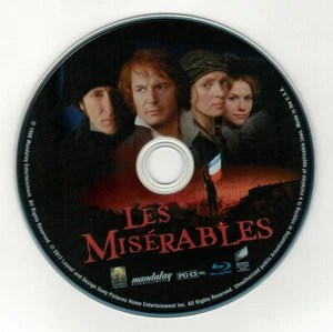 Les Miserables (Blu-ray disc) Liam Neeson, Geoffrey Rush, Uma Thurman - Picture 1 of 1
