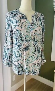 Pale Sky Blouse Women’s Size M - Picture 1 of 11