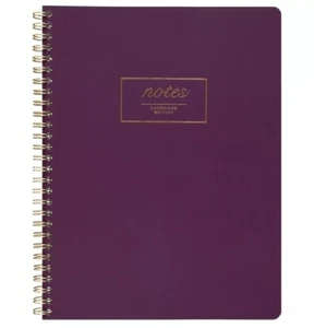 Cambridge drahtgebundenes Notizbuch 80 Blatt 6 5/8" x 9 1/2" Aubergine Geschäft - Bild 1 von 1