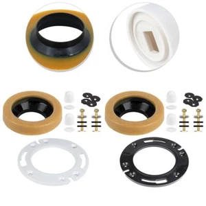 Wax Ring Setup Kit for Toilets Including Strong Flange Fixing Hardware - Picture 1 of 27