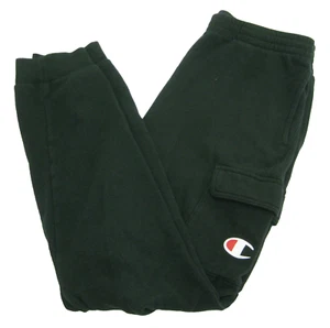 CHAMPION Boy's (Size XL 32-34x28) Black Athletic Jogger Cargo Pants Sweatpants - Picture 1 of 4