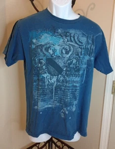 Atonement Herren blau T-Shirt kurzärmelig Größe M - Bild 1 von 8