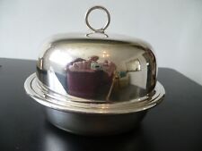Antique Silver Plated Muffin Warmer. Vintage Silver Plated Muffin Warming Bowl