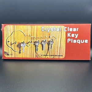 De colección NUEVO DE LOTE ANTIGUO KENTUCKY Cristal Lucita Acrílico Llave Colgador Soporte de Placa - Imagen 1 de 4