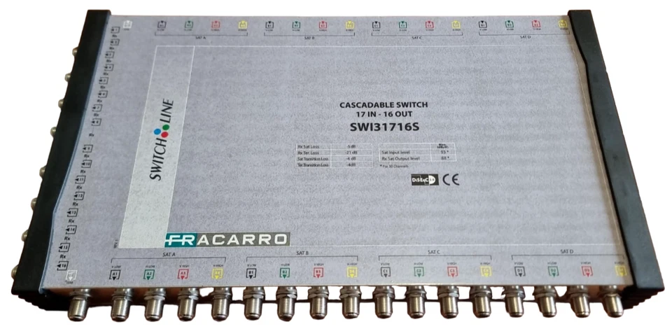 MULTISWITCH FRACARRO 17 IN - 16 OUT SWI31716S 289782 - Bild 1 von 1