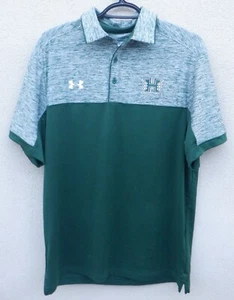 Under Armour Men's M Hawaii Rainbow Warriors Polo Shirt Green - Medium - Picture 1 of 7