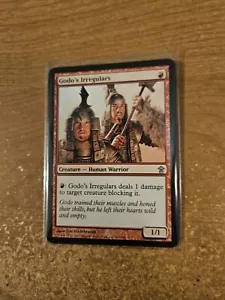 MAGIC THE GATHERING SAVIORS OF KAMIGAWA GODO'S IRREGULARS LIGHTLY PLAYED - Picture 1 of 2