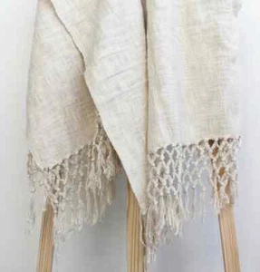 Boho Chic Sofa/Couch/ Bed Throw | Weighted Heavy Throw Blanket | Lounge Cover - Picture 1 of 8