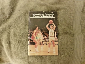 1983-84 COLORADO WOMEN'S BASKETBALL MEDIA GUIDE Yearbook CEAL BARRY 1984 Program - Picture 1 of 22