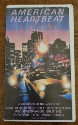 American Heartbeat VHS PAL Video Tape 1984 CBS Fox Company Rock Compilation Rare - Image 1 of 4