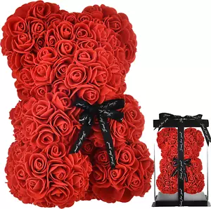 Mothers Day Rose Bear Mother'S Day Rose Teddy Bear Valentines Day Gifts for Her - Picture 1 of 12
