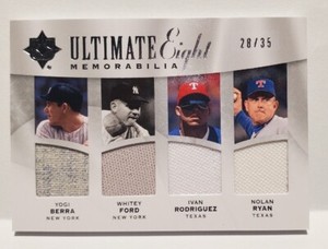 Ultimate Eight Berra Ryan Ford Rodriguez Ryan Fisk Jenkins Mauer Santana 28/35