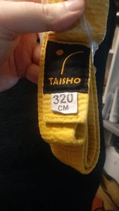 Taisho Kampfsport Gürtel gelb - 320 cm Länge - Bild 1 von 3