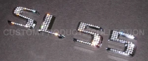 SL 55 Crystal Emblem Badge MERCEDES BENZ SL-Class, NEW - Picture 1 of 2