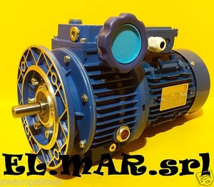 Motovariatore HP 0,5 KW 0,37 Motore Elettrico Giri Variabile Monofase Trifase - Foto 1 di 1