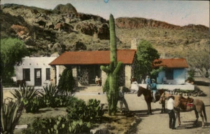 Tucson,AZ Lazy K Bar Ranch Desert Scene Cactus Horse Pima County Arizona - Picture 1 of 2
