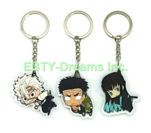 3er Set Schlüsselanhänger Dämon Anime Acryl Tokitou Muichirou Gyomei Sanemi v1 - Bild 1 von 2
