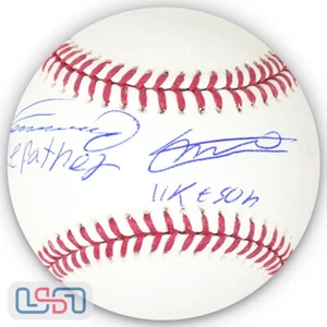 Vladimir Guerrero Jr. / Sr. Dual Signed Inscribed MLB Baseball USA SM JSA #2 - Picture 1 of 6