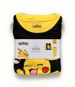 NEW Pokémon PIKACHU 2pc Long Sleeve Top and Pants Pajama Set Size L (10/12) - Picture 1 of 8