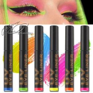 Stargazer Bright NEON Liquid Eyeliner GLOW under UV LIGHTS Colourful Make-up - Picture 1 of 7