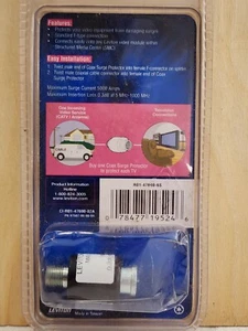 Protector contra sobretensiones videocoaxial Leviton 2pk # 47690-6S - Imagen 1 de 4