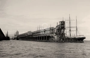 Commandancia St. wharf Pensacola FL Florida c1905 RPPC Photo Postcard COPY - Picture 1 of 2