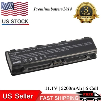 Replace For Toshiba Satellite L855-S5405 Laptop Battery PA5024U-1BRS PA5025U-1BR - Image 1 of 4