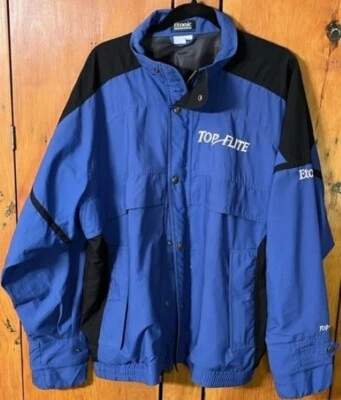 Etonic Golfwear  Men's Blue Wind Breaker Jacket - Top Flite - Size XL - Image 1 of 4